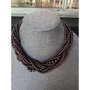 Givenchy Multi-Strand Beaded Necklace With Adjustable Clasp - Elegant Statement